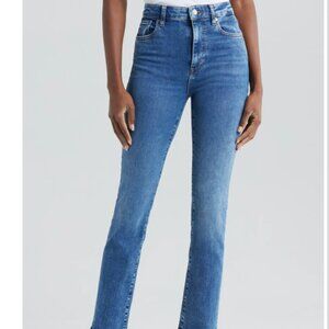Frame The Pencil Crop High Waist Ankle Slim Straight Leg Jeans Size 26 New